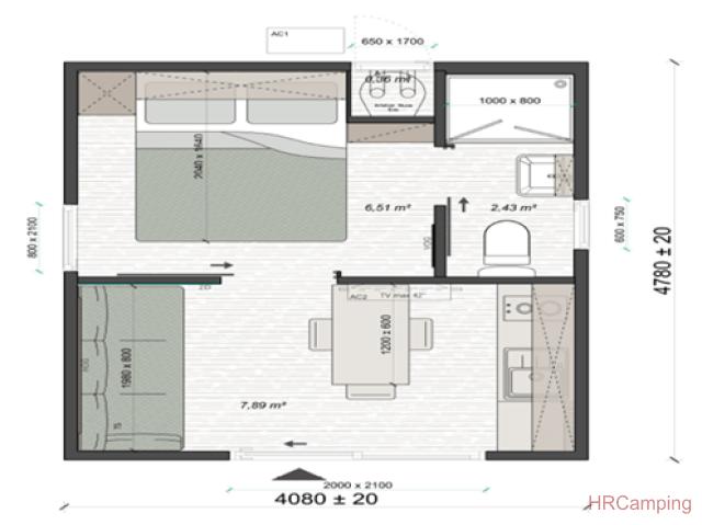 Camp Adriatic *** 2+1B Mobilhomes at Sea